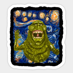 Ghostbusters Gogh Sticker